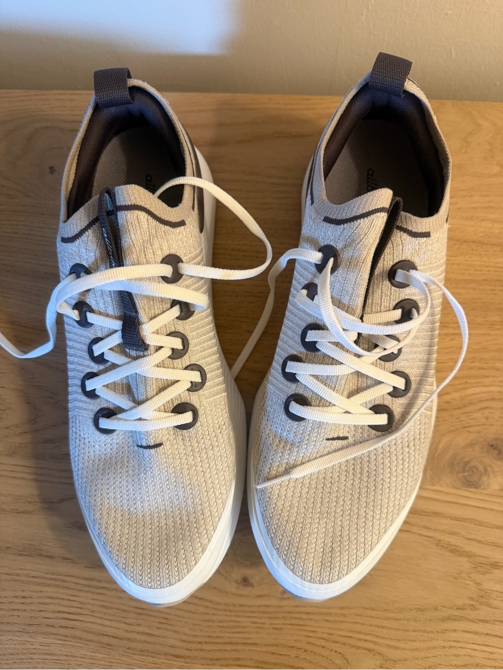 Allbirds Tree Glider Men’s Size 12 Natural White Beige Sneakers